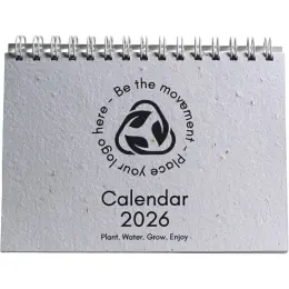 Plantable Paper Wiro Calendar - 2026 Front